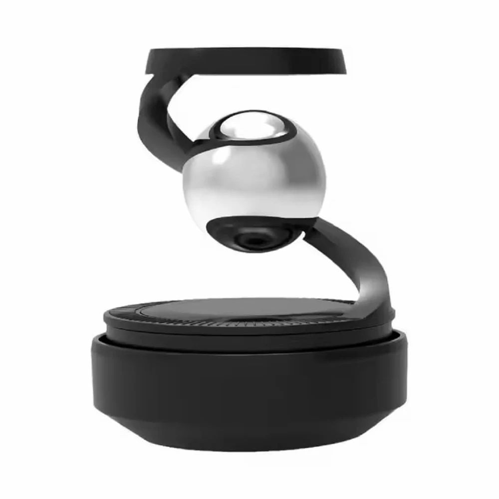 Solar-Powered Levitating Ball Air Freshener Rotating Car Dashboard Decor Perfume Diffuser