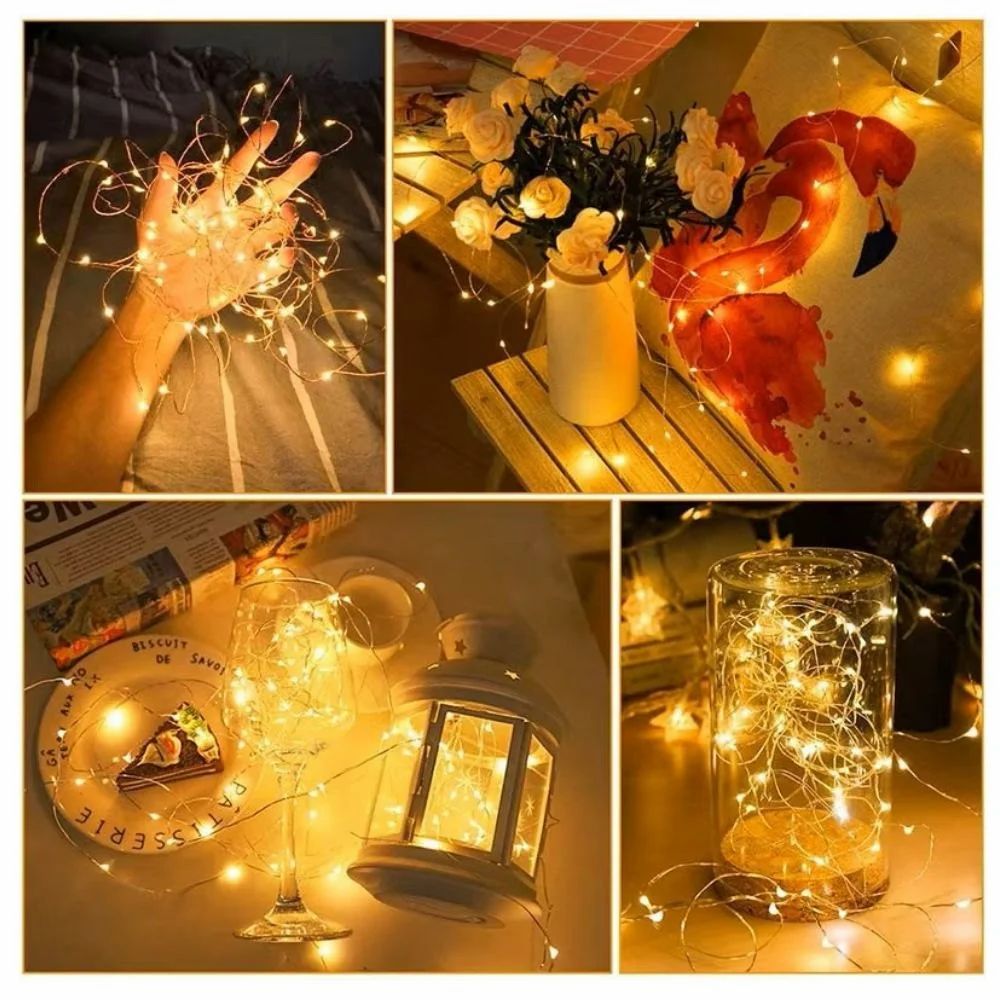 Led String Light USB | 10 M Length | 100 LED COPPER WIRE | Warm White Light