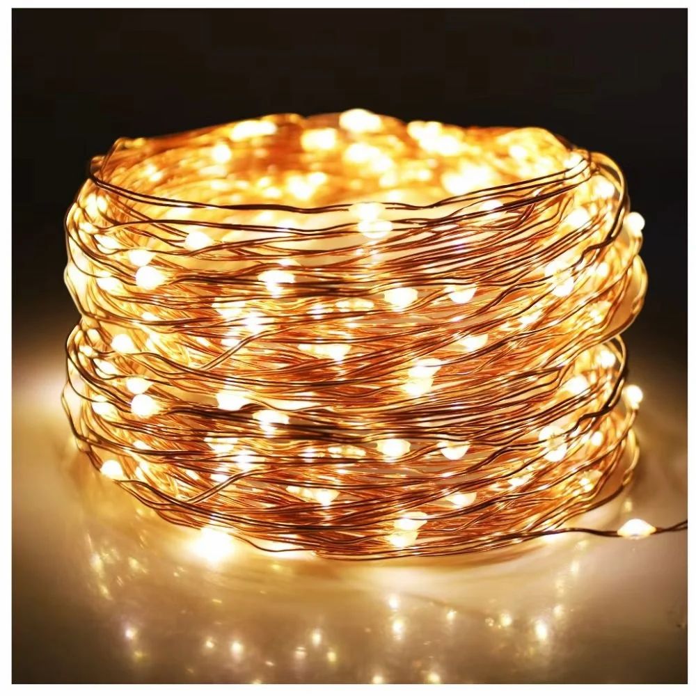 Led String Light USB | 10 M Length | 100 LED COPPER WIRE | Warm White Light