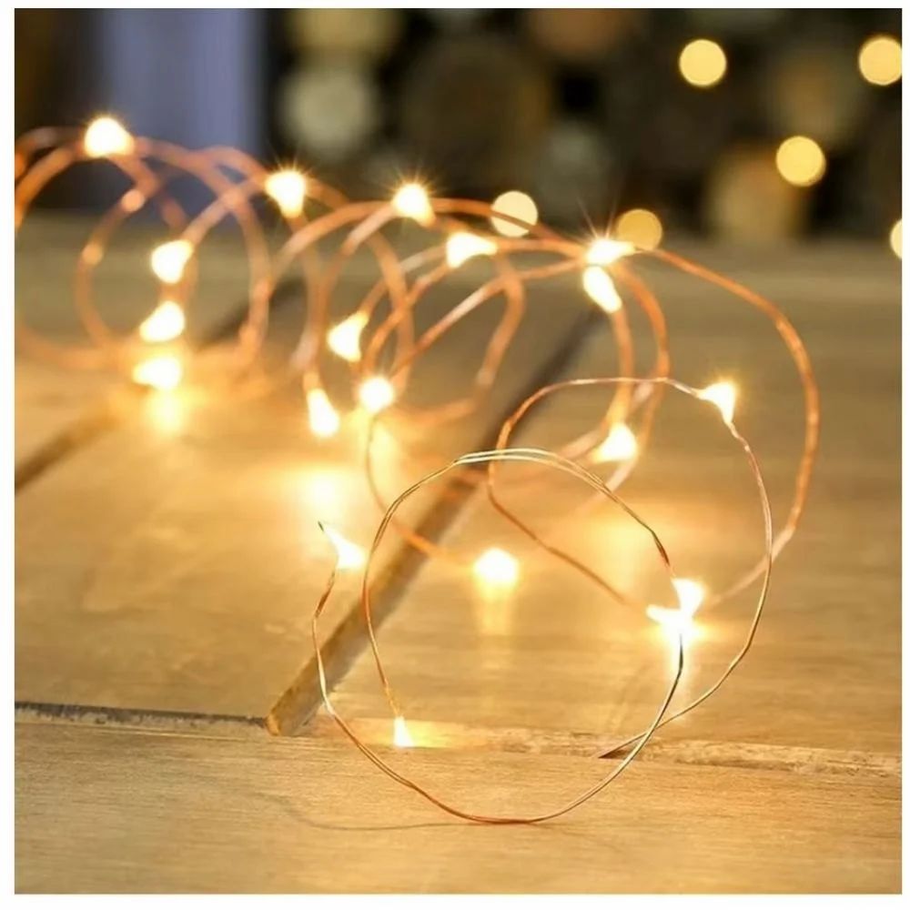 Led String Light USB | 10 M Length | 100 LED COPPER WIRE | Warm White Light